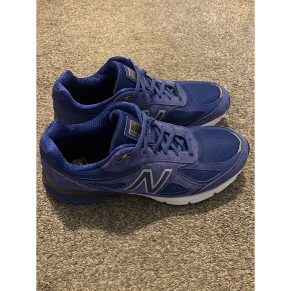 New Balance 990v4 Made In USA  Blue men's M990RY4 Size 13 2E - Picture 1 of 9